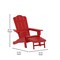 Flash Furniture Red Adirondack Chair with Ottoman and Cupholder LE-HMP-1044-110-RD-GG - alternate 6